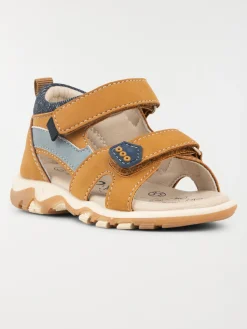 Sandales scratchs camel garçon (19-23)