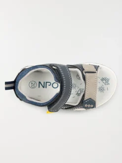 Sandales scratchs navy garçon (19-23)