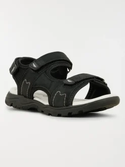 Sandales scratchs noir garçon (33-39)