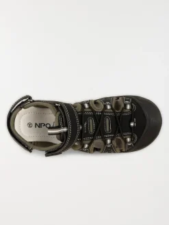 Sandales scratchs noires garçon (33-39)