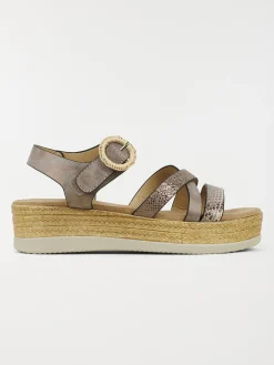 Sandales semelle compensée femme (36-41)