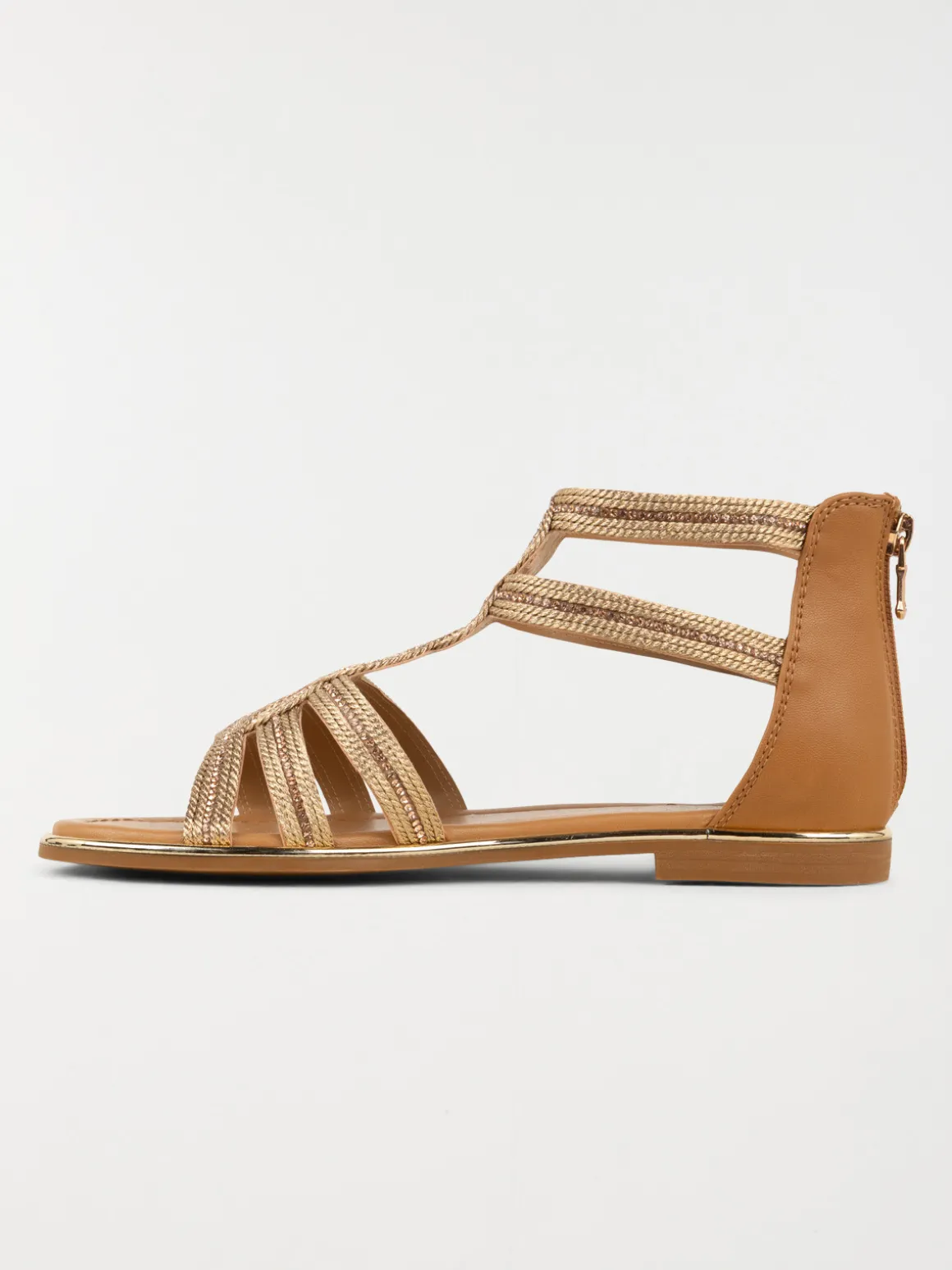 Sandales strass montantes femme (36-41)