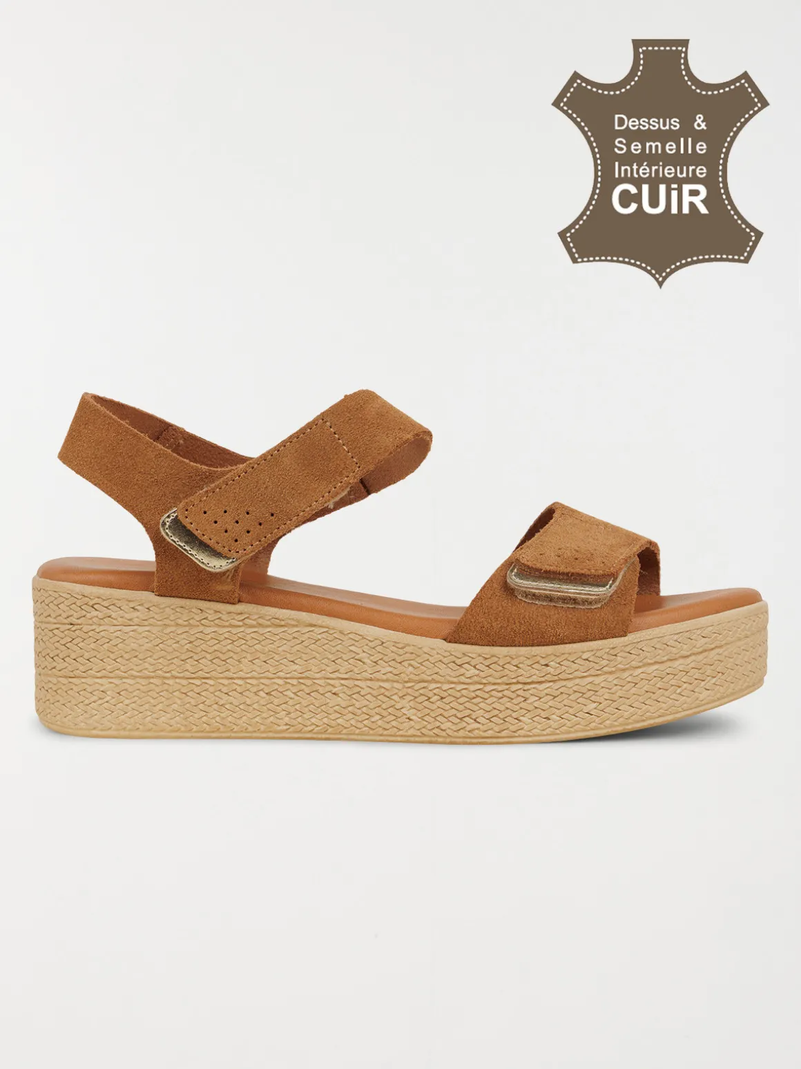 Sandales talon compensé femme (36-41)