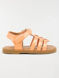 Sandales vernies oranges fille (19-23)