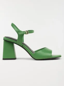 Sandales vertes à talon femme (37-40)