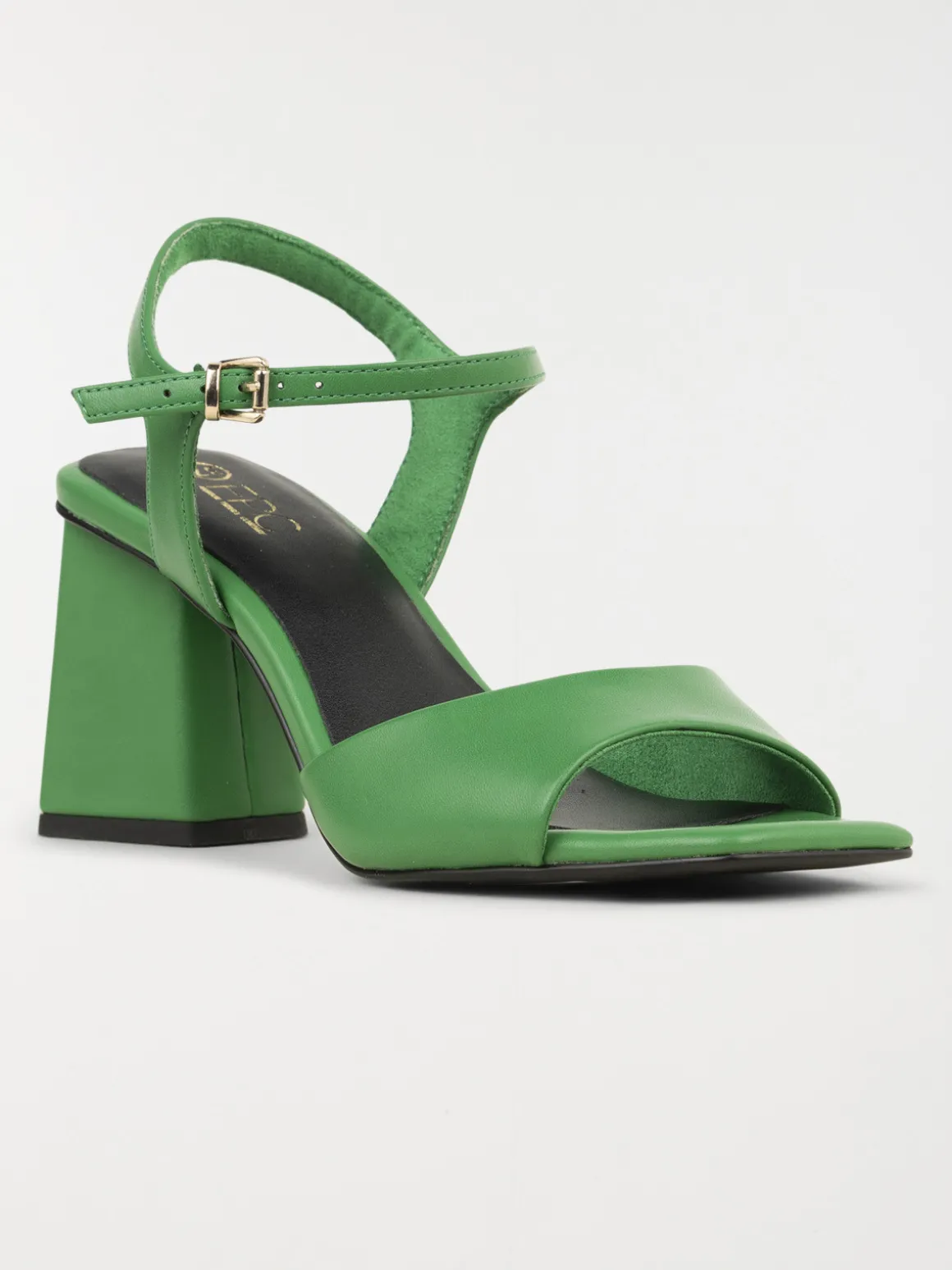 Sandales vertes à talon femme (37-40)