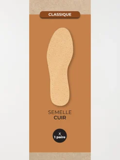 Semelle classique cuir (36-45)
