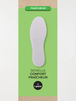 Semelle confort fraîcheur