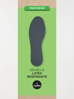 Semelle latex respirante 1 paire