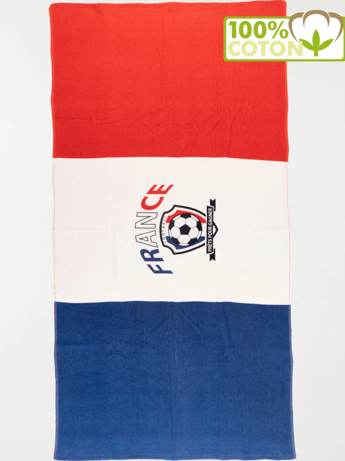 Serviette de plage football 90 x 170 cm