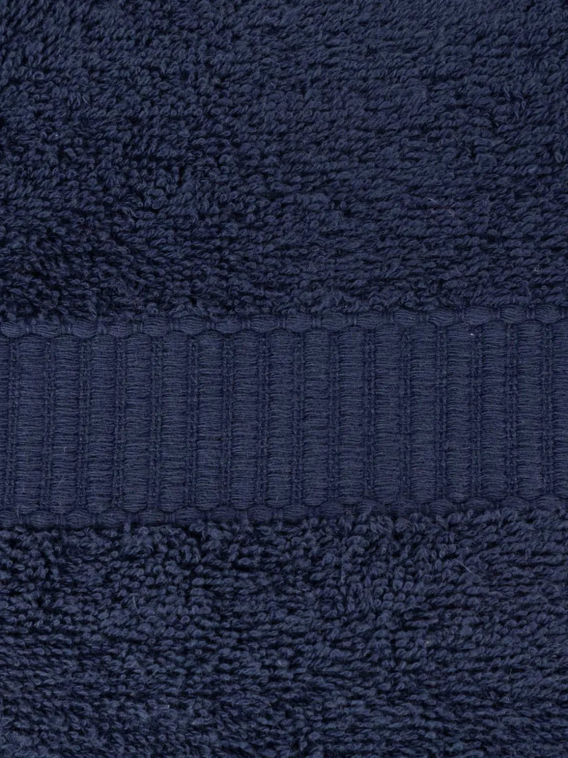 Serviette de toilette bleu nuit 50x90 cm