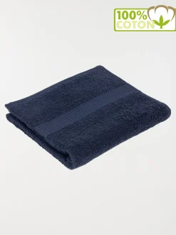 Serviette de toilette bleu nuit 50x90 cm