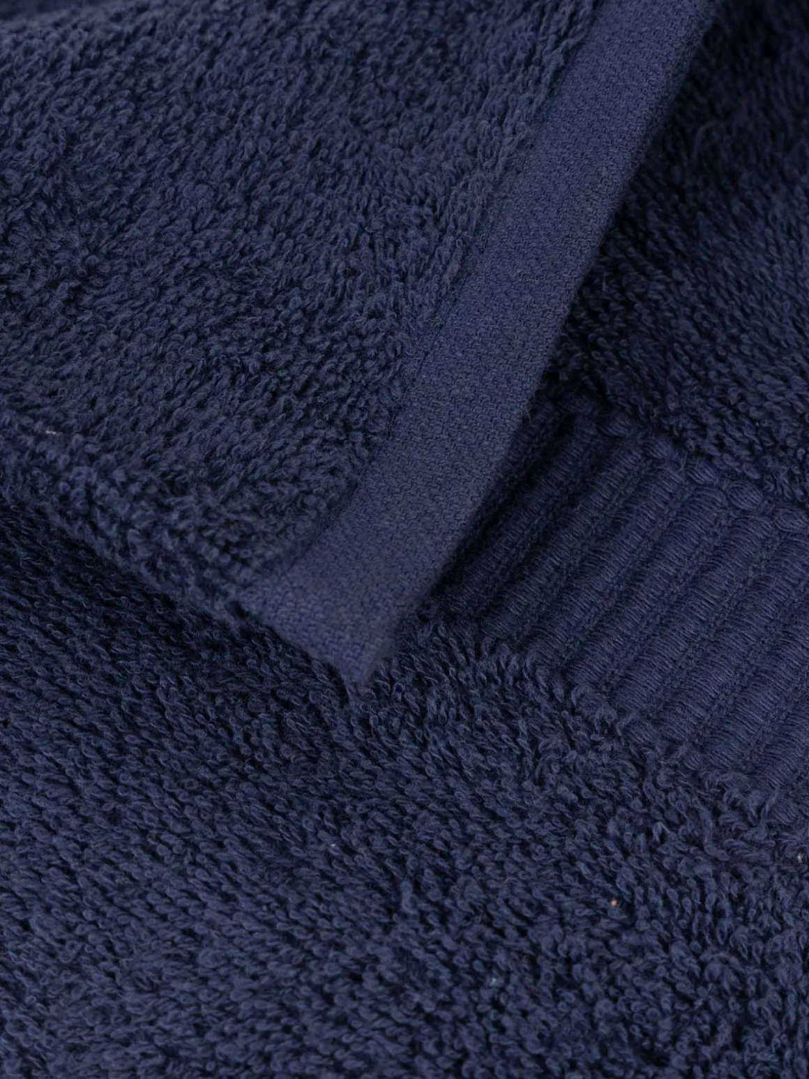 Serviette de toilette bleu nuit 50x90 cm