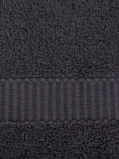 Serviette de toilette gris 50 x 90 cm