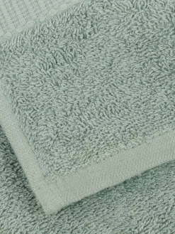 Serviette de toilette sauge 50 x 90 cm