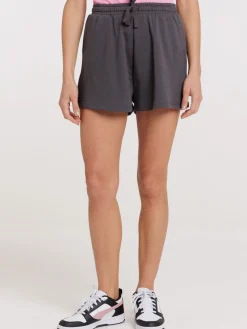 Short basique asphalte femme