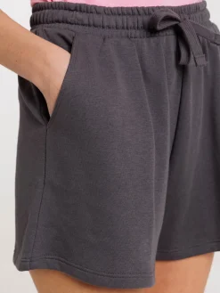 Short basique asphalte femme