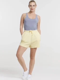 Short basique jaune femme