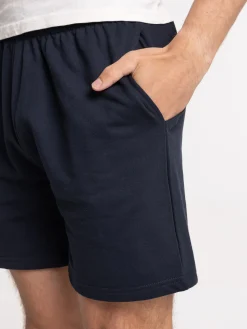 Short basique marine navy homme