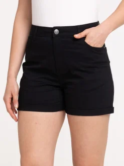 Short basique noir femme