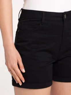 Short basique noir femme