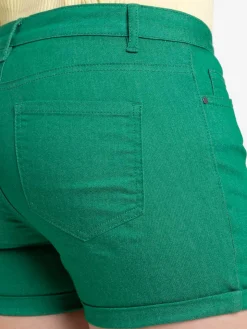 Short basique vert bosphore femme