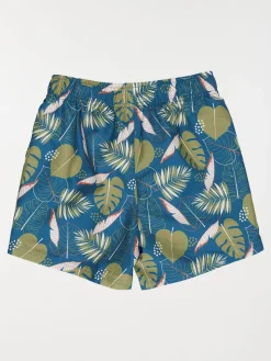 Short de bain feuillage garçon (3-12A)