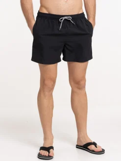 Short de bain noir homme