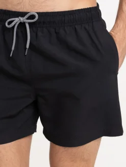 Short de bain noir homme