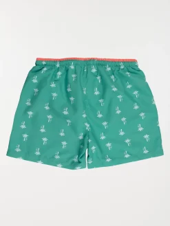 Short de bain palmier homme