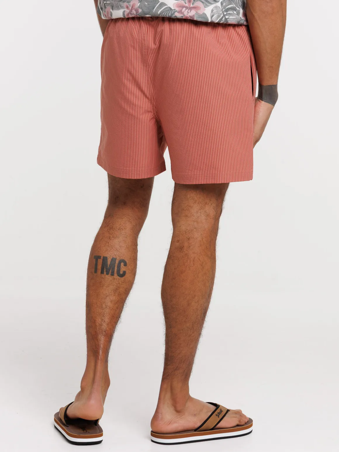 Short de bain rose sauvage homme