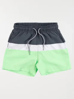 Short de bain tricolore garçon (3-12A)