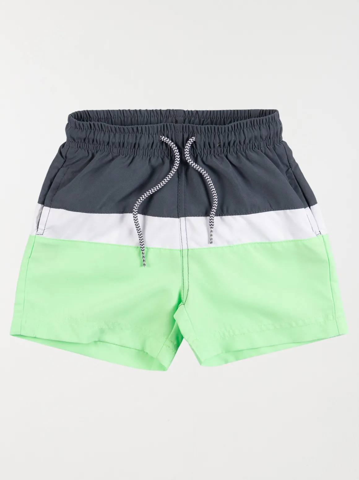 Short de bain tricolore garçon (3-12A)