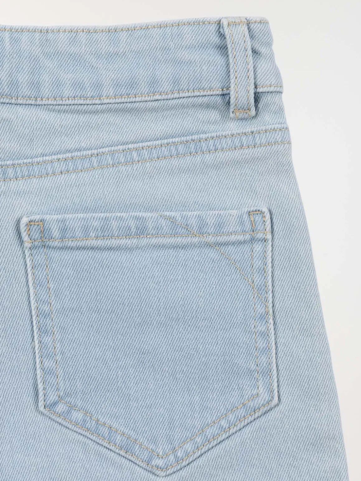 Short en jean bleach denim fille (3-12A)