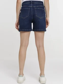 Short en jean brut femme