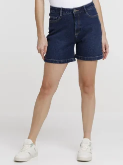 Short en jean brut femme