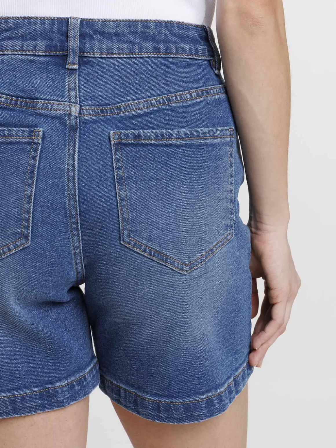Short en jean stone femme