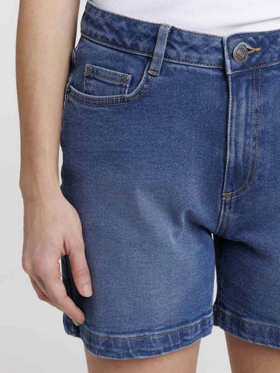 Short en jean stone femme