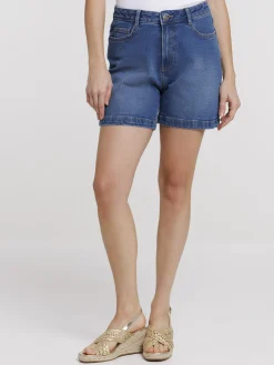 Short en jean stone femme