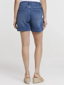 Short en jean stone femme