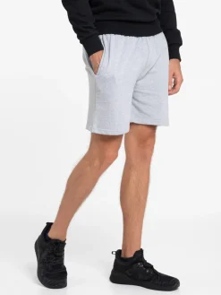 Short gris chiné homme