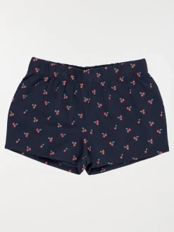 Short imprimé cerise fille (3-12A)