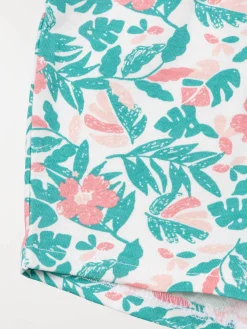 Short imprimé fleuri fille (3-12A)