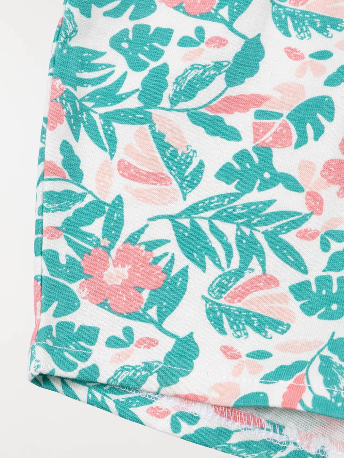 Short imprimé fleuri fille (3-12A)