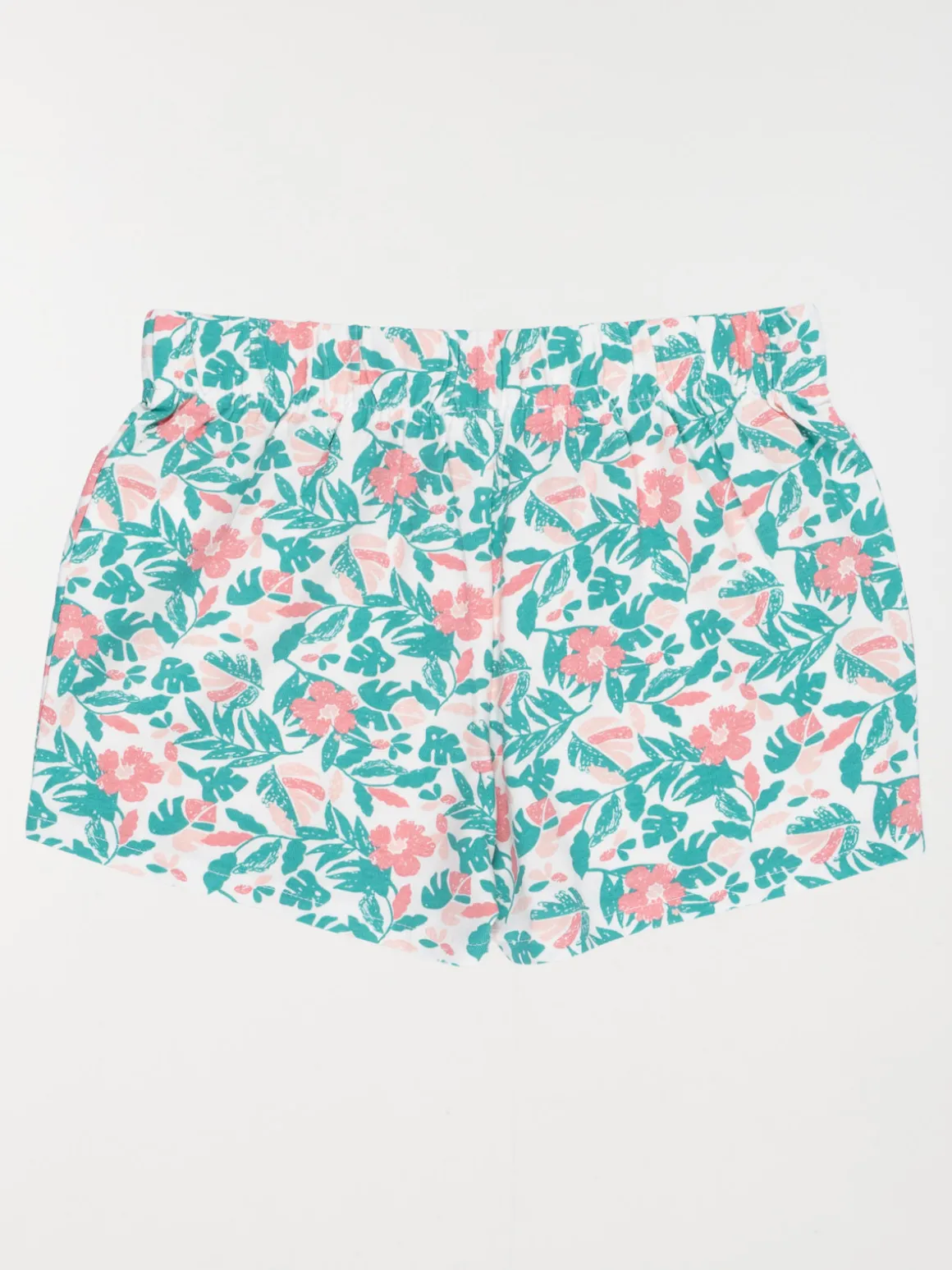 Short imprimé fleuri fille (3-12A)