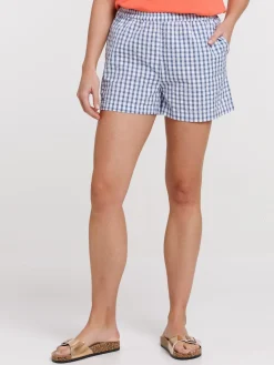 Short imprimé vichy femme