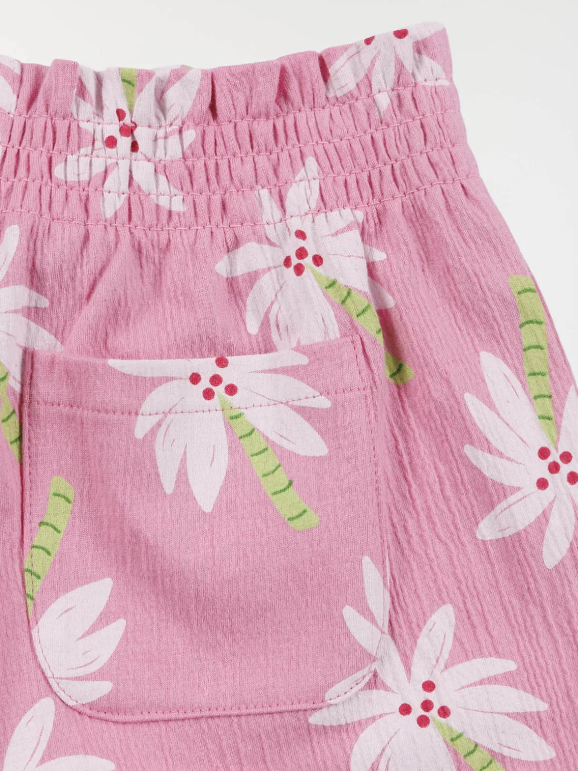 Short motif palmier fille (3-12A)