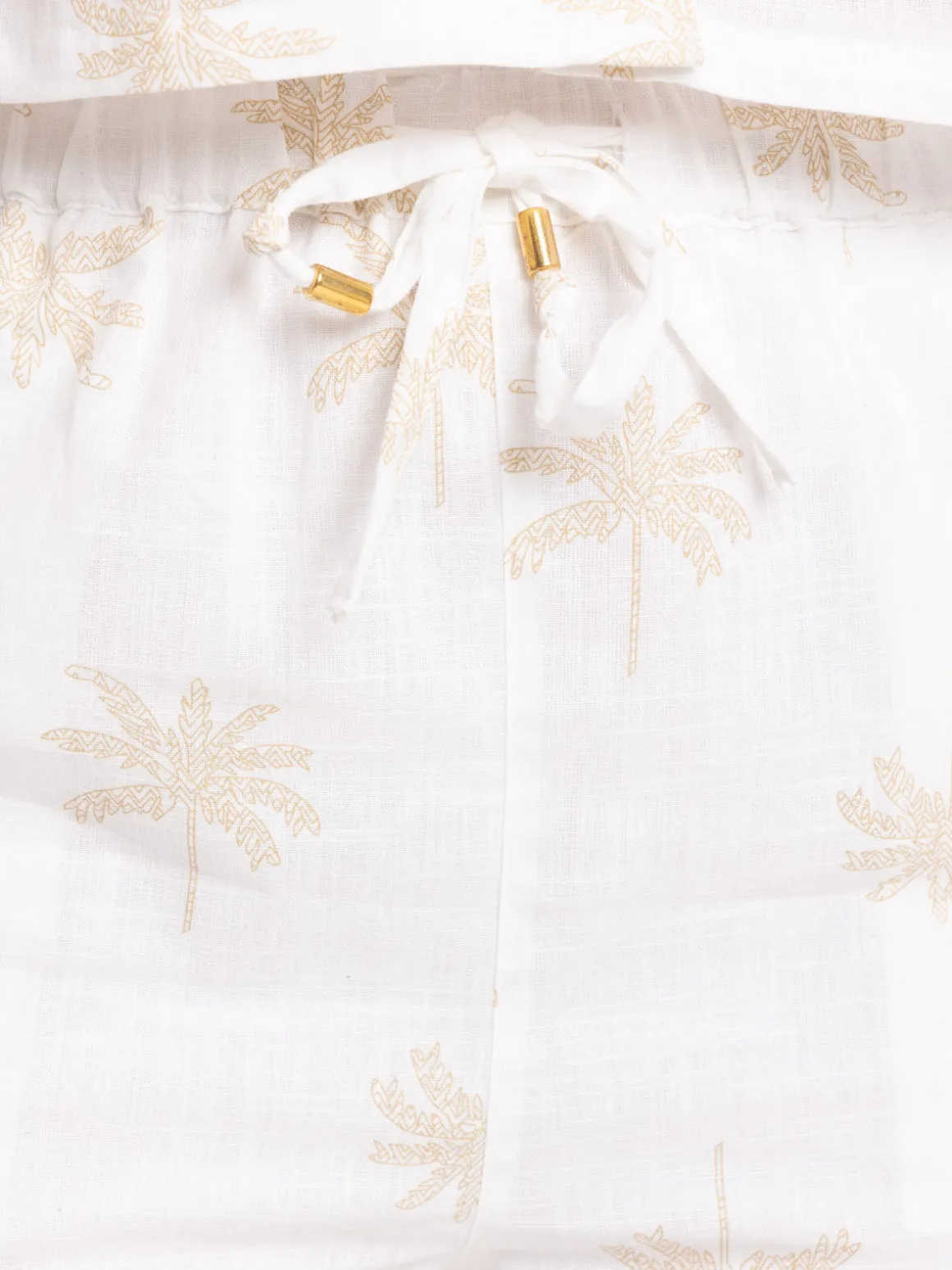 Short motif palmier taille haute femme