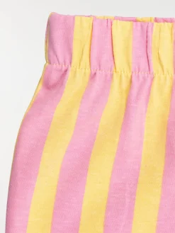 Short rayé barpe à papa fille (3-12A)