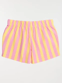 Short rayé barpe à papa fille (3-12A)